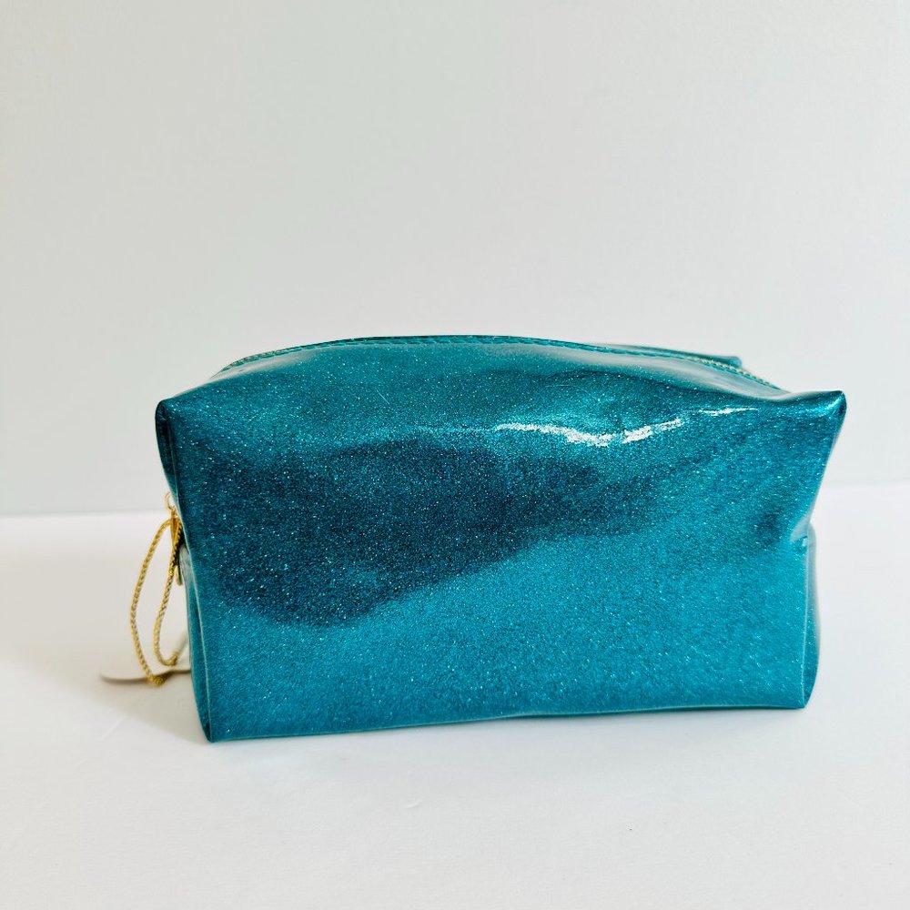 IMOSHION COSMETIC POUCH CASE METALLIC GREEN